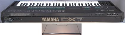 Yamaha-DX7 with Skyslip ROM1 cartridge